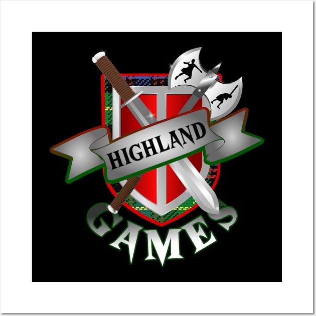 Highland Games Scotland Wall Art by Mayathebeezzz